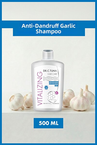 Farmasi دكتور سي تونا - شامبو فعال مضاد للقشرة بخلاصة الثوم 500 مل