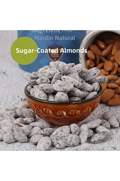 Yaşarbey سكر اللوز الطبيعي الماردين المطحون قطعة واحدة 250 جرام [شحن يومي-طاز...