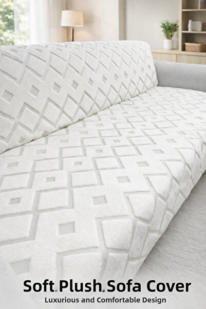 riselerhome Husă pentru scaun cu păr moale în relief Carie, multifuncțională,...