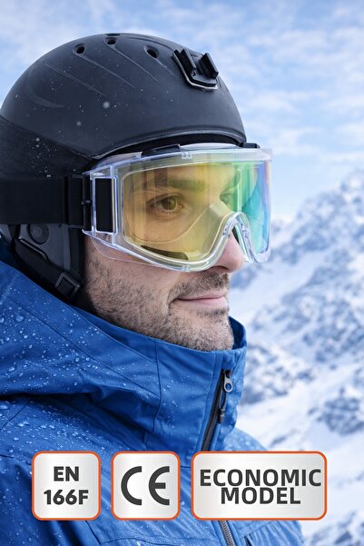 Badem10 Rainbow Pattern - Vented Ski Glasses, Snowboard Glasses, Economic Series