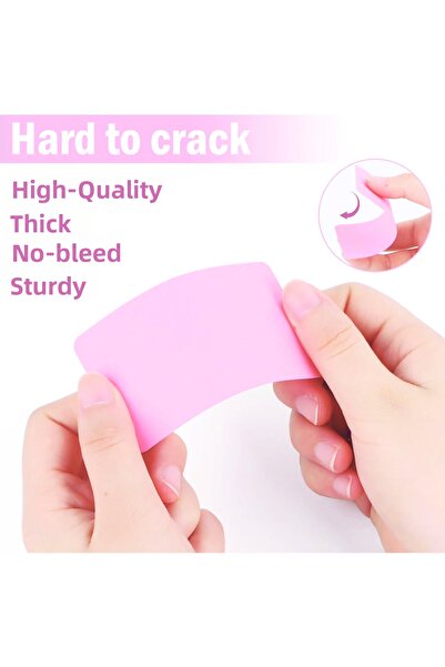 TTT Blank Word Cards 5X8 cm - 50 Pieces Oval Edged |   Taboo & Note Cards - K...