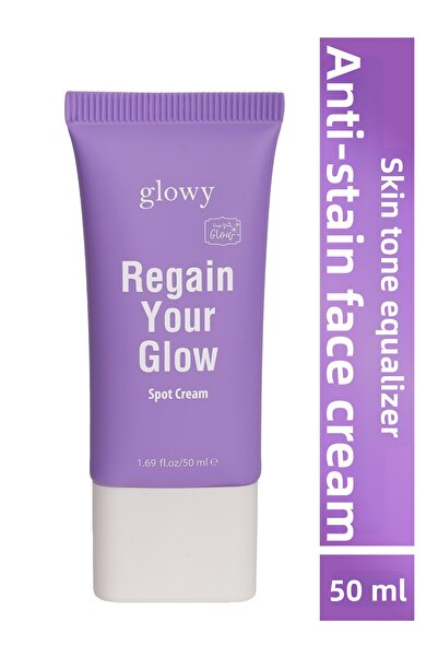 GLOWY كريم الوجه المضاد للعيوب، مُعادل لون البشرة، العناية اليومية، استعادة إ...