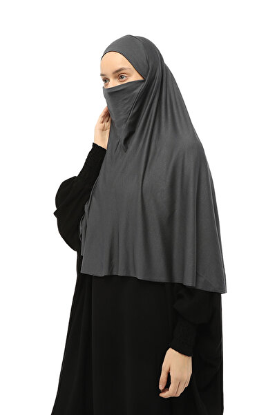 Altobeh Hazır Türban Peçeli Pratik Eşarp Tesettür Nikaplı Hijab - Namaz Örtüs...