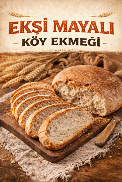 Bekos Unlu Mamuller 1000 gr Ekşi Mayalı Köy Ekmeği