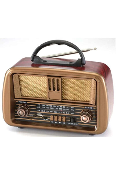 Blackbird Game Center Nostaljik Ahşap Radyo Bluetootlu Usb Sd Mp3 Ns-8068bt