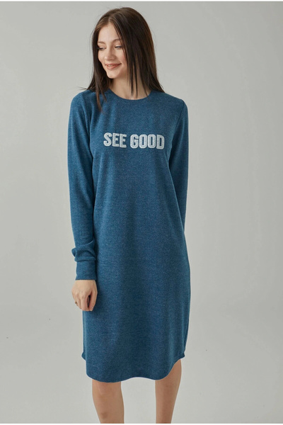 Pamuk & Pamuk See Good Зелена жіноча нічна сорочка