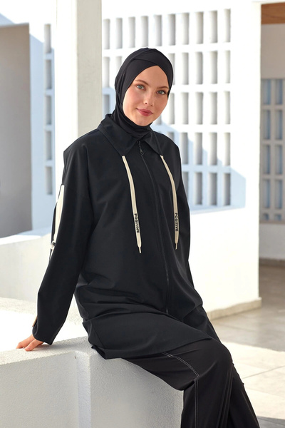 Adasea كاميلا ملابس سباحة حجاب بأكمام طويلة 1222