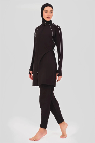 ALFASA Parachute Fabric Hand Tieded Athlete Long Sleeve Women's Teessuit Swim...