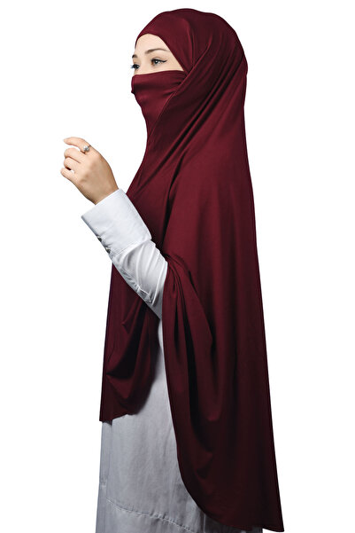 Altobeh Eșarfă practică din voal cu turban gata făcută Hijab cu hijab - Sufle...