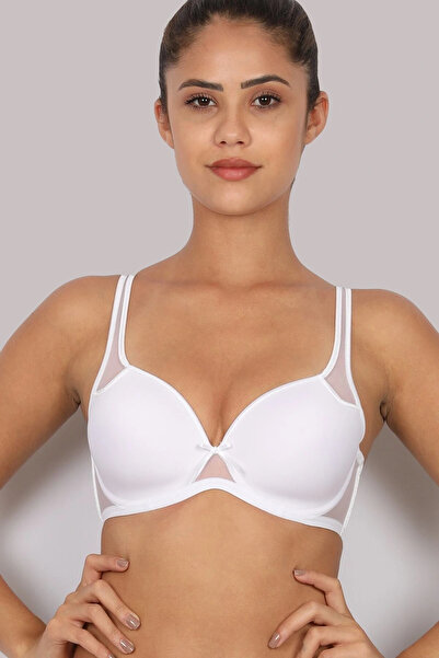 ELENİ Sutien alb necăptusit pentru femei MML2121