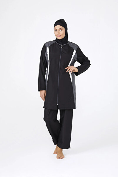 TESMAY Parachute Full Covered Hijab Μαγιό 0435 Μαύρο