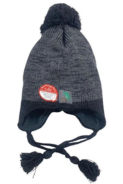 Kitti قبعة للأولاد ذات أذنين - 4-8 سنوات K22130-07 أنثراسايت