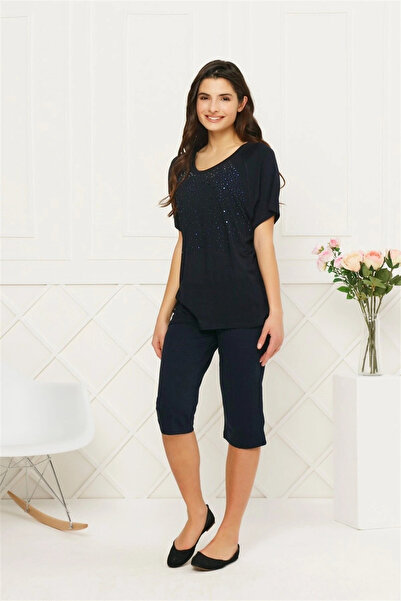 Cossy By Aqua Синій комплект капрі 21aqu0021834