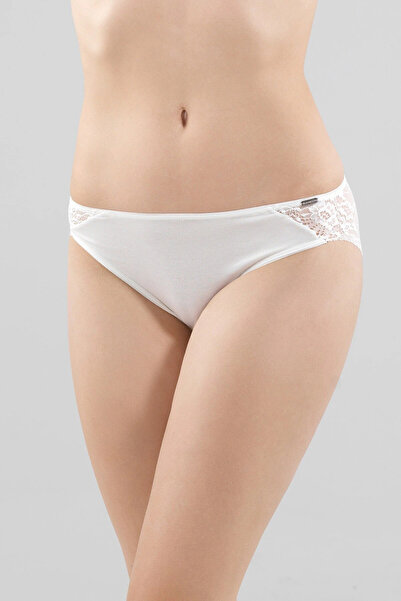 Blackspade Kadın Modal Elastan Slip 1349 - Beyaz