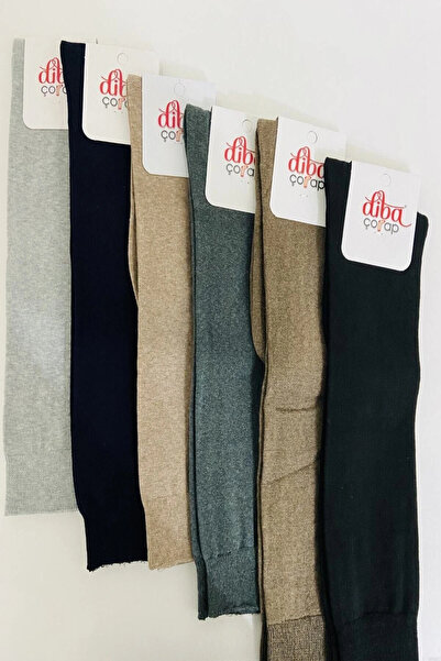 Diba 6 قطع جوارب الركبة النسائية جوارب الأم