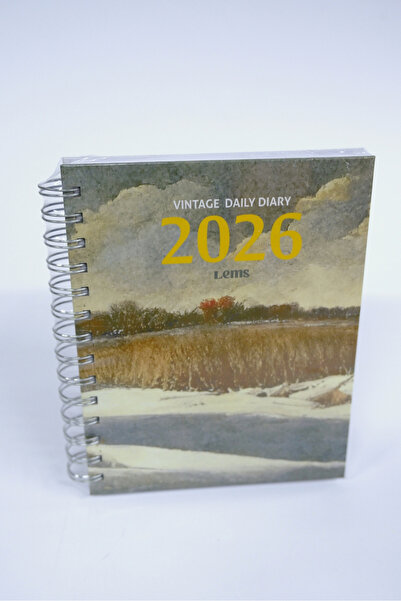 Lems 2026 Daily Agenda Hardcover Vintage