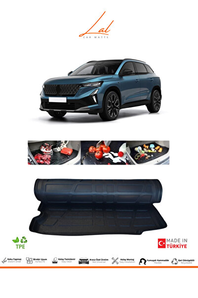 Lal Renault Austral Üst Kademe 3D Bagaj Havuzu (MİLD HYBİRD) (2023 ve sonrası...