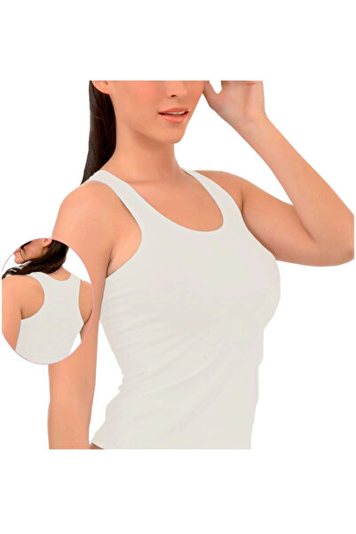 İmer Çamaşır Жіночий бежевий модальний супрем-топ, 2 шт.