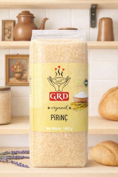 GRD GIDA GRD Organik Pirinç 1000 gr.