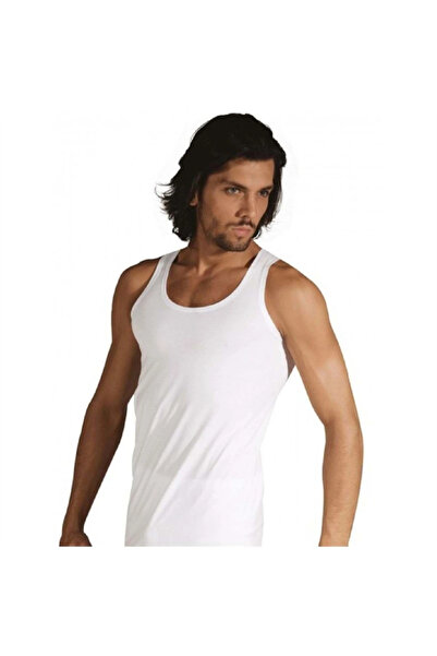 Tutku Pack of 6 Classic Men's Undershirt White Size 7 Oversize