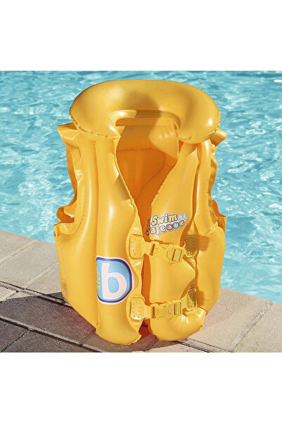 BESTWAY 32034 Can Yeleği Sarı 51 x 46 Cm