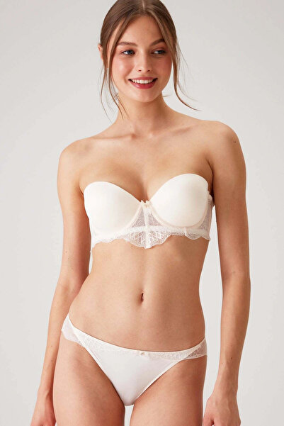 Pierre Cardin Γυναικείο Σετ σουτιέν Ecru 4723 Underwire Strapless Extra Support