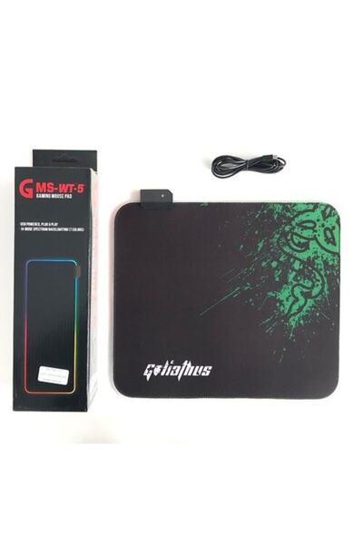 Battunique 35x30 Led Rgb Mouse Pad Işıklı Kaymaz Taban Gaming Mousepad Basklı...