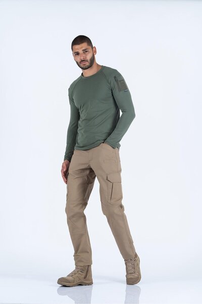 Combat Tactical Pantaloni tactici Ripstop - Cargo cu buzunare multiple 502