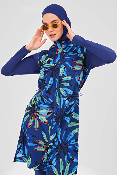 ALFASA Doğa Desenli Tesettür Mayo