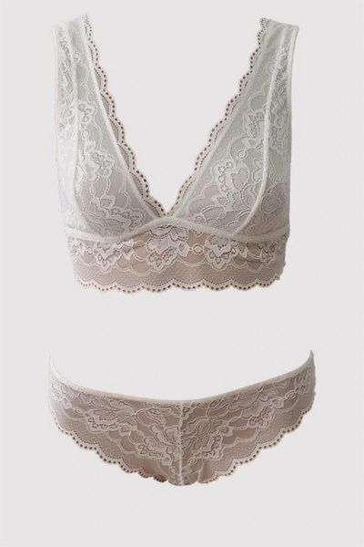 Pierre Cardin Set sutien ecru pentru damă