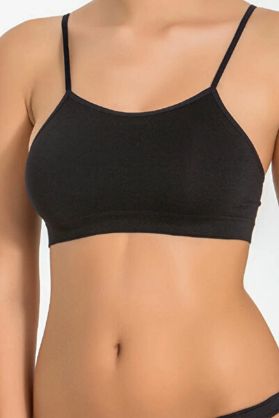 Dorelux Women's Bamboo Thin Strap Plus Size Pad Bustier / Sports Bra