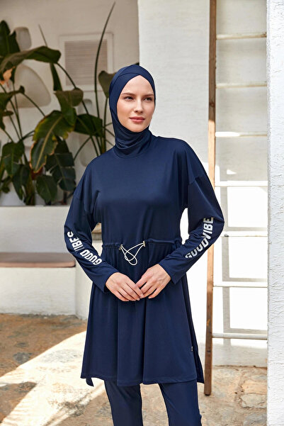 ROZAMAY أوبال ملابس سباحة حجاب بأكمام طويلة 3132