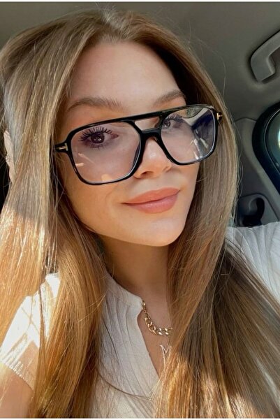 MONAL EYEWEAR Ice Square Blue Light Protective Glasses Blue Block/ Popular Transparent Lenses May Change /