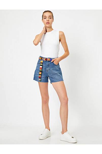 Koton Τζιν σορτς με λεπτομέρεια τσέπης