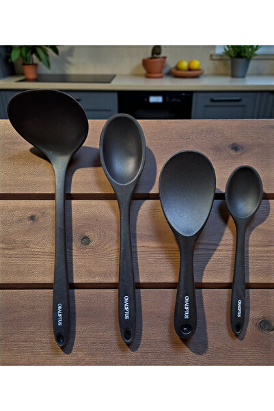 IVORY Okaliptus Yanmaz Yapışmaz Silikon Kaşık Seti Renkler Farklılık Gösterebilir.