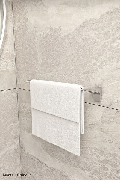 Alper Banyo Premium Krom F1 Model Uzun Havlu Askısı 40 Cm | Paslanmaz Çelik |...