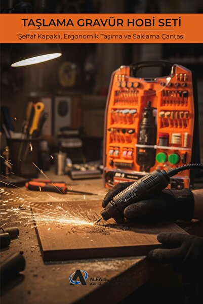 BN5 Profesyonel Taşlama Gravür Hobi Seti Hortumlu - Çok Amaçlı