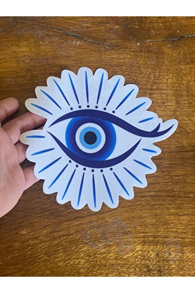 Gönülden Tasarım 19x16 cm peglajući perlični vez za oko zla, šivaća aplikacij...