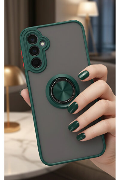 Hatreds Samsung Galaxy A56 İçin Kamera Korumalı Yüzüklü Kılıf - Leke Tutmaz M...