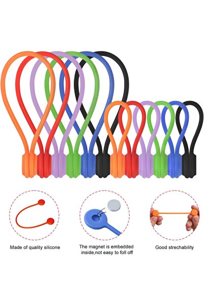 Hdg Çok amaçlı Manyetik Mıknatıslı Kablo Düzenleyici Buzdolabı Notluk Kitap a...