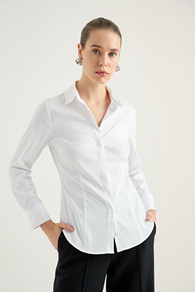 Masha Kate Vücuda Oturan Uzun Kollu Gömlek