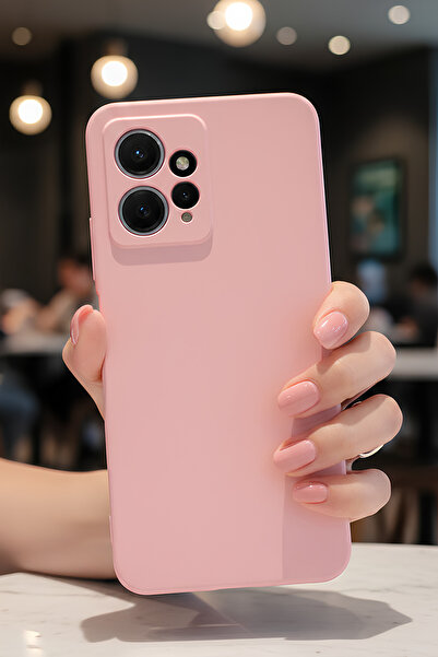 Hatreds Xiaomi Redmi Note 12 4G İçin Uyumlu İçi Kadife Sıvı Silikon Kılıf