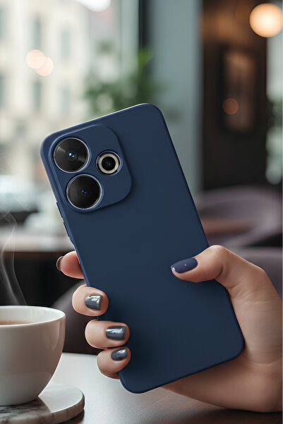 Hatreds Xiaomi Redmi 13 4G İçin Uyumlu İçi Kadife Sıvı Silikon Kılıf