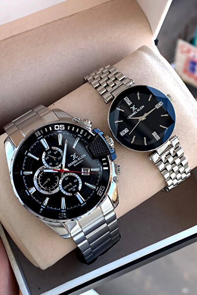 Daniel Klein %100 Orijinal Lüks Çelik Su Geçirmez 2 Yıl Garantili Gümüş Renk ...