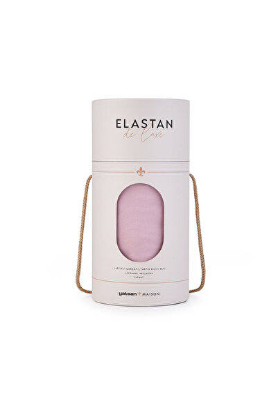 Yatsan Maison Elastan De Luxe Lastikli Çarşaf & Yastık Kılıf Seti Gül Kurusu