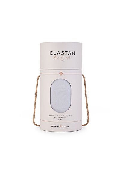 Yatsan Elastan De Luxe Lastikli Çarşaf & Yastık Kılıf Seti Açık Gri