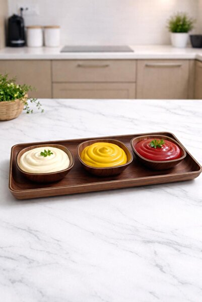 CASTEROLİ Deep Fry Sauce Bowl & Turkish Delight Bowl 4-Piece Set – Stylish an...