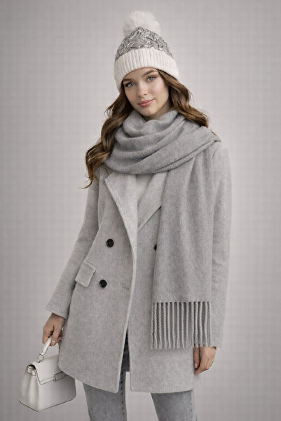 kuru Fii personajul principal al combinației de iarnă! Beretă Pofidik + Șal m...