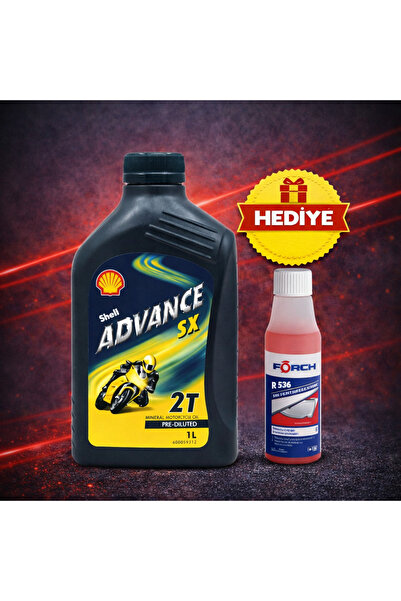 SHELL Advance SX 2T 1 Lt 2 Zamanlı Motosiklet Motor Yağı