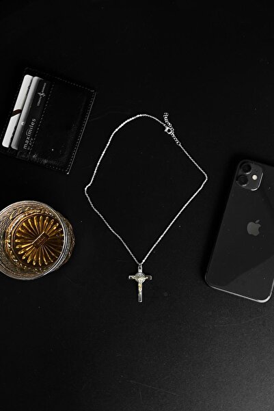 Flaw Wear Sembollü Gümüş Renkli Kolye